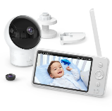 eufy SpaceView S T8301 camera and five-inch parent monitor in a low-resolution manufacturer comparison rendering.