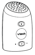 VTech TM8112-family Baby Unit component shown alone; official support identifies two Baby Unit sets in TM8112-2.