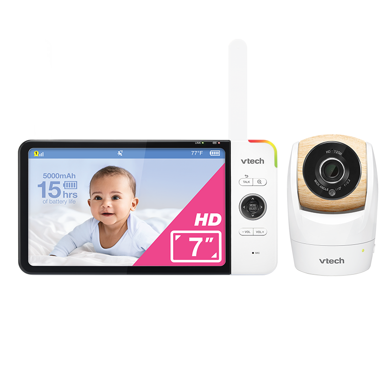 VTech VM919HD one-camera parent unit and Baby Unit camera in an official manufacturer product composite.